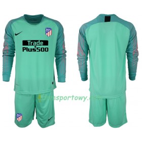 Koszulka Atlético Madryt Bramkarska Dziecięcy Koszulki Piłkarskie 2018-2019 Długi Rękaw